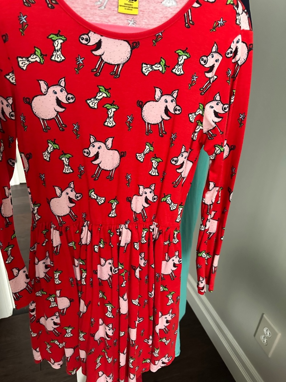 Dunn’s super cute piggy dress